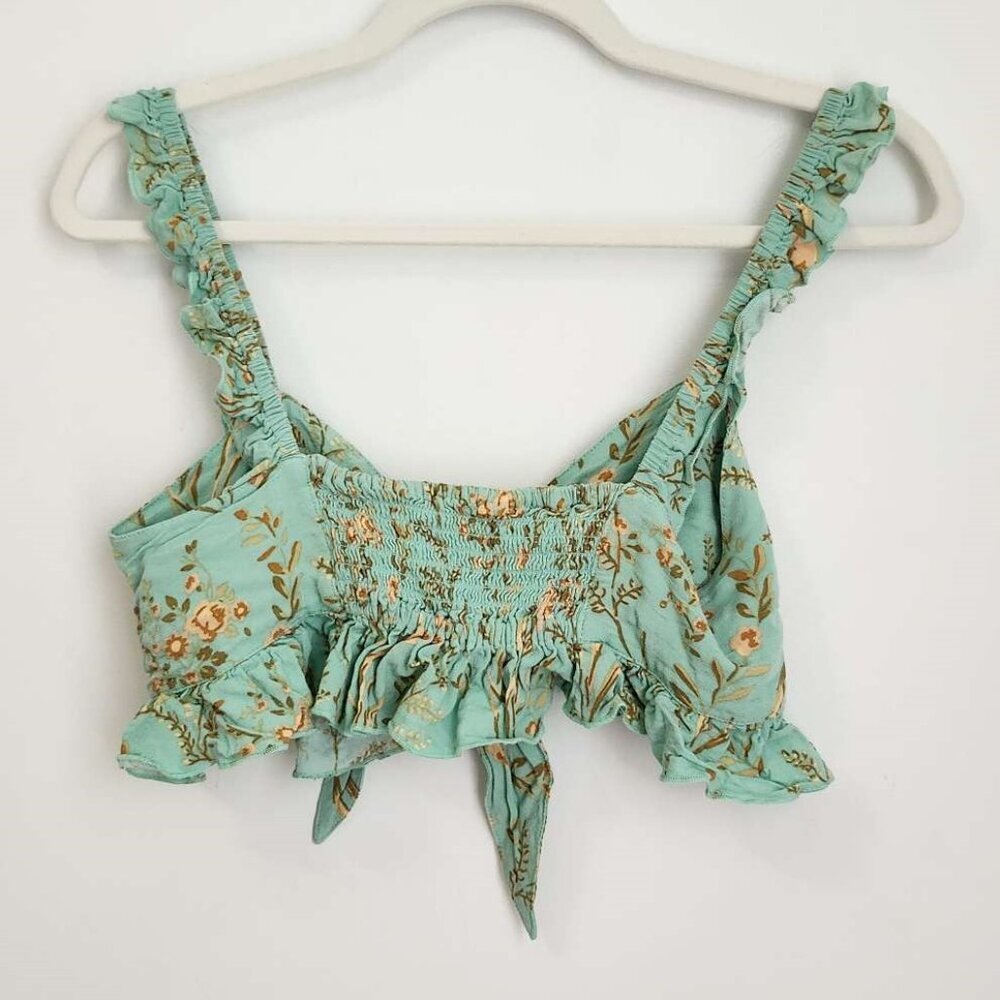 Spell Gypsy Maisie Vintage Turquoise Top High low Skirt Set Size Small - Picture 9 of 12